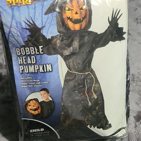 3 month pumpkin costume|bobble head pumpkin costume small.